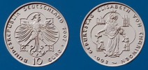 10 Euro Gedenkmnze Elisabeth von Thringen