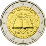 2 Euro Römische Verträge Italien 2007
