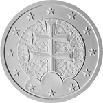 1-2 Euro Entwurf Slowakei