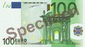 100 Euro Banknote - Wertseite