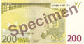 200 Euro Banknote - Bildseite