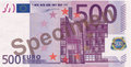 500 Euro Banknote - Wertseite