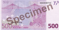 500 Euro Banknote - Bildseite