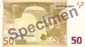 50 Euro Banknote - Bildseite