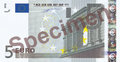 5 Euro Banknote - Wertseite