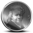 5 Euro Gedenkmnze Niederlande Rembrandt 2006