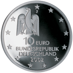 10 Euro Gedenkmnze Kunstaustellung Documenta - Deutschland 2002