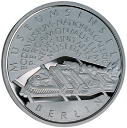 10 Euro Gedenkmünze Museumsinsel Berlin - Deutschland 2002