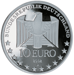 10 Euro Gedenkmünze 100 Jahre U-Bahn - Deutschland 2002