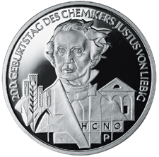 10 Euro Gedenkmnze Justus von Liebig