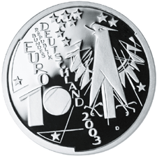 10 Euro Gedenkmnze Deutsches Museum - Deutschland 2003