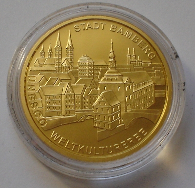 100 Euro Goldmnze Weltkulturerbestadt Bamberg