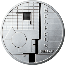 10 Euro Gedenkmünze Bauhaus Dessau