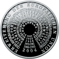 10 Euro Gedenkmünze EU-Erweiterung 2004