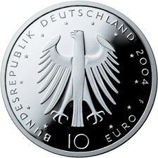 10 Euro Mnze Eduard Mrike - Deutschland 2004
