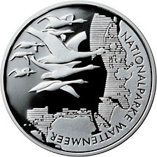 10 Euro Gedenkmünze Nationalpark Wattenmeer