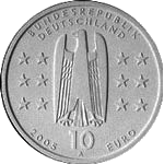10 Euro Münze Magdeburg - Deutschland 2005