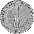 10 Euro Münze Fußball WM 2006 - Deutschland 2005