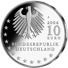 10 Euro Münze Dresden - Deutschland 2006