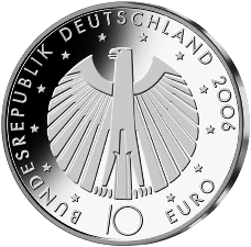 10 Euro Gedenkmnze Fussball WM 2006