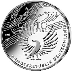 10 Euro Gedenkmünze Deutschland 2006 "Mozart"