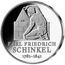10 Euro Gedenkmünze Deutschland 2006 "Friedrich Schinkel"