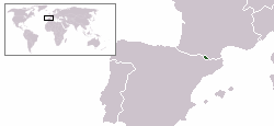 Andorra Landkarte
