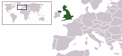 Großbritannien Landkarte