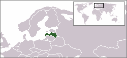 Lettland Landkarte