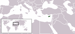 Zypern Landkarte