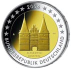 2 Euro Gedenkmnze Deutschland 2006 "Holstentor"